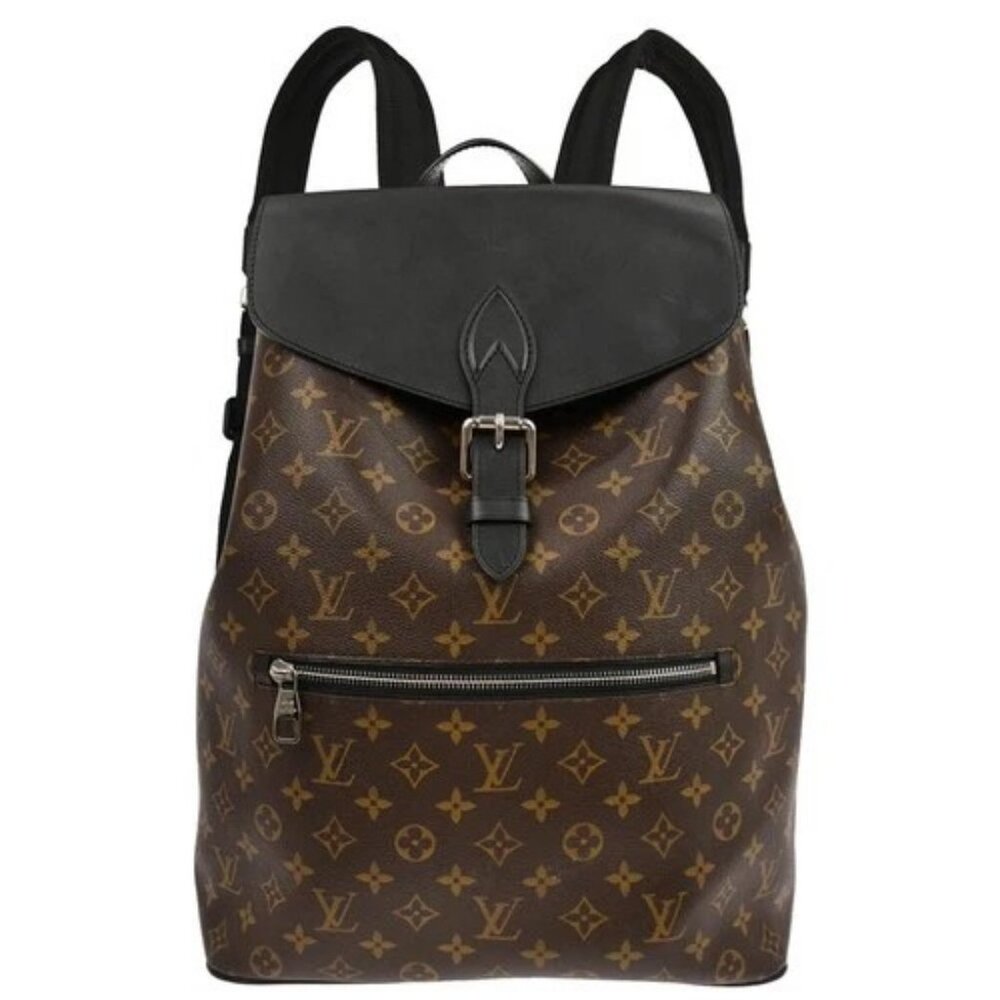 Louis Vuitton Monogram Macassar Parc Backpack M40637 SR4103 135873